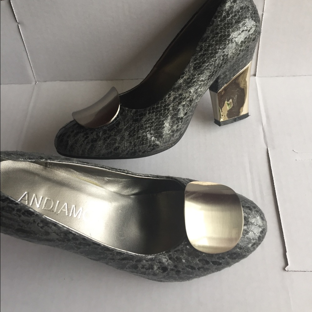 Andiamo Python Bronze Heels! - image 2