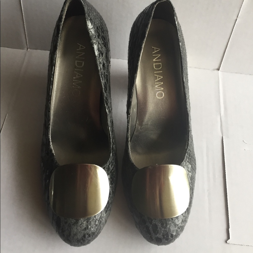 Andiamo Python Bronze Heels! - image 3