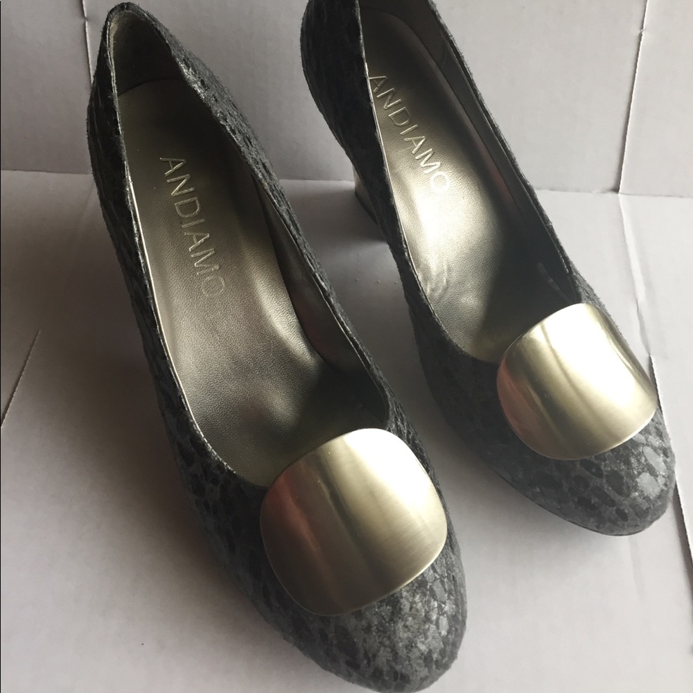Andiamo Python Bronze Heels! - image 8