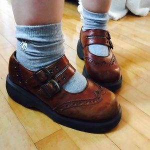 Vintage Doc Martens Mary Janes - Made in England