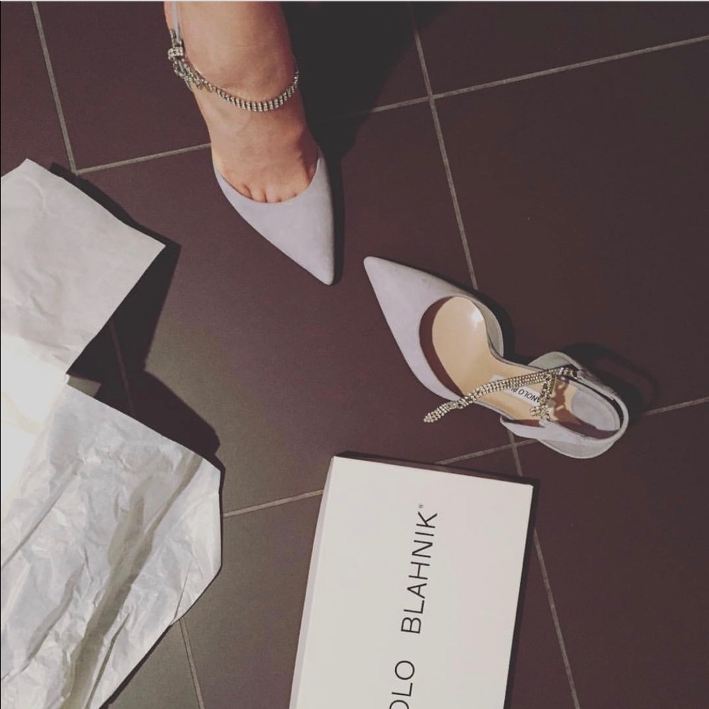 Authentic Manolo blahnik heel size 37