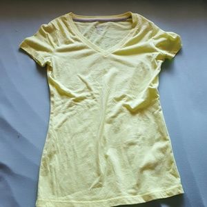 Plain neon yellow T-shirt
