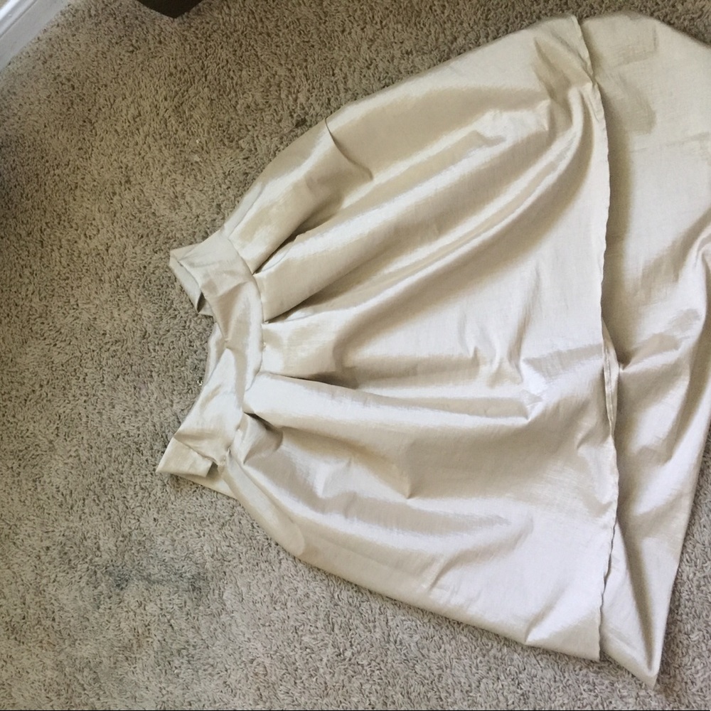 This rich gold skirt