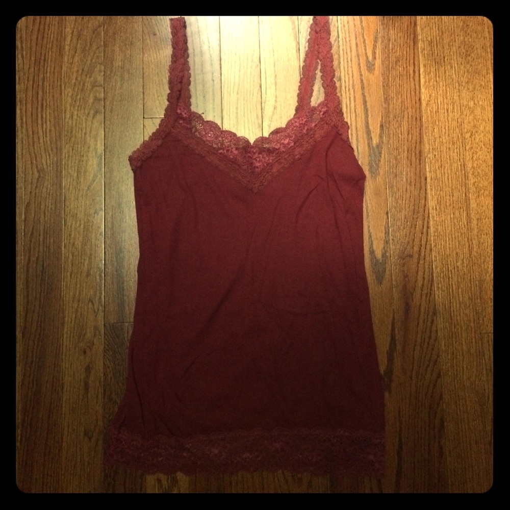 Burgundy camisole