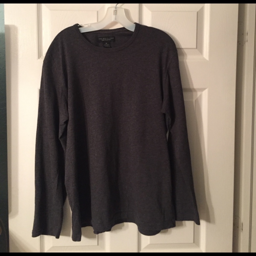 Bloomingdales' Gray Long Sleeve Shirt