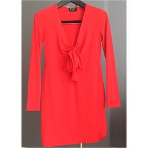Red Nasty Gal Dress BRAND NEW