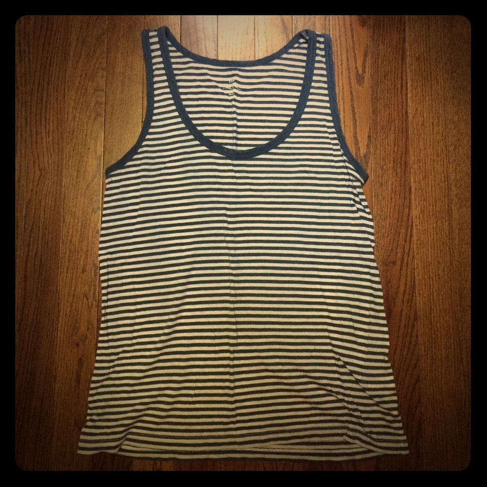 Striped J. Crew tank top