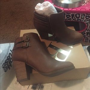 Brand new booties! Charlotte Russe!