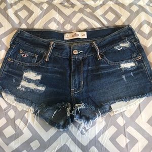 Hollister size 7 jean shorts