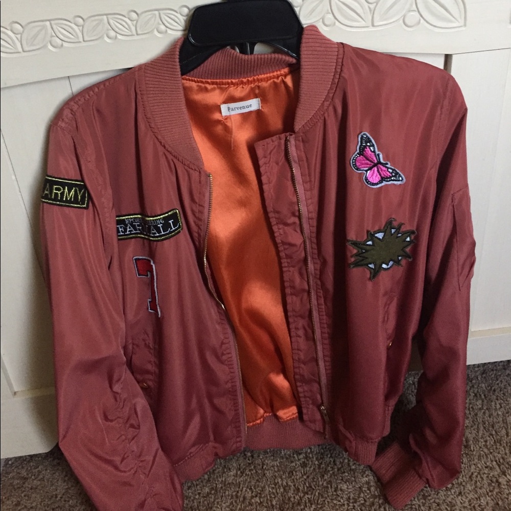 Rose pink jacket