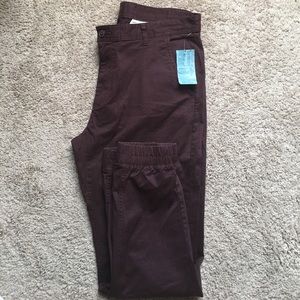 Burgundy Joggers