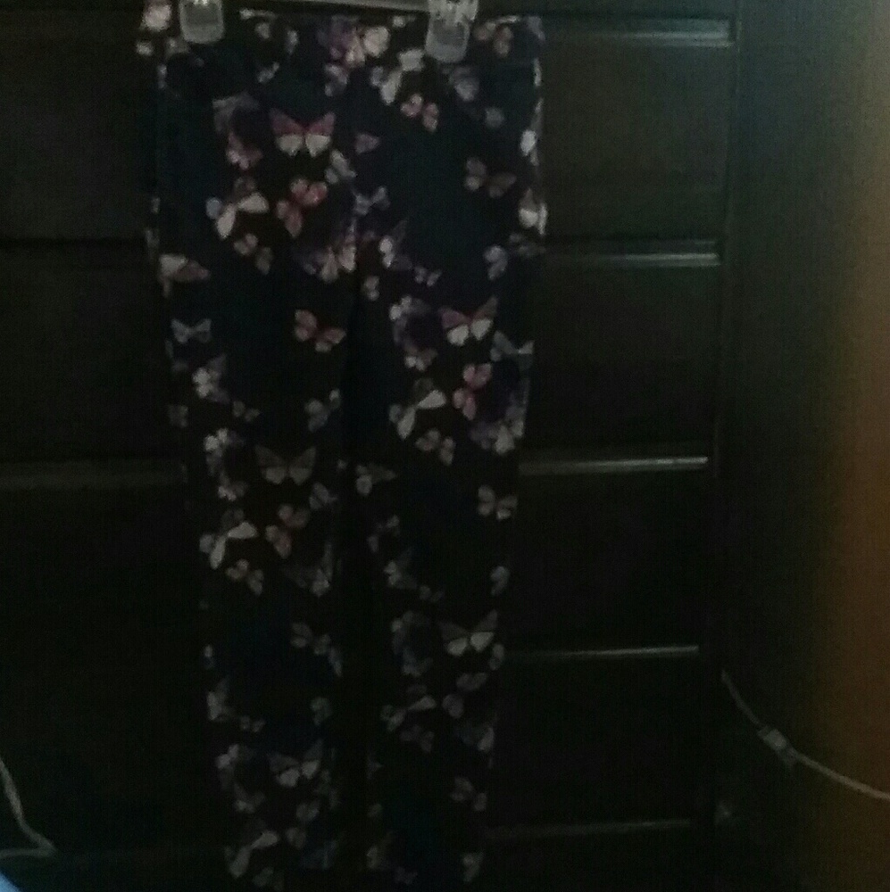 Butterfly stretchy jeans