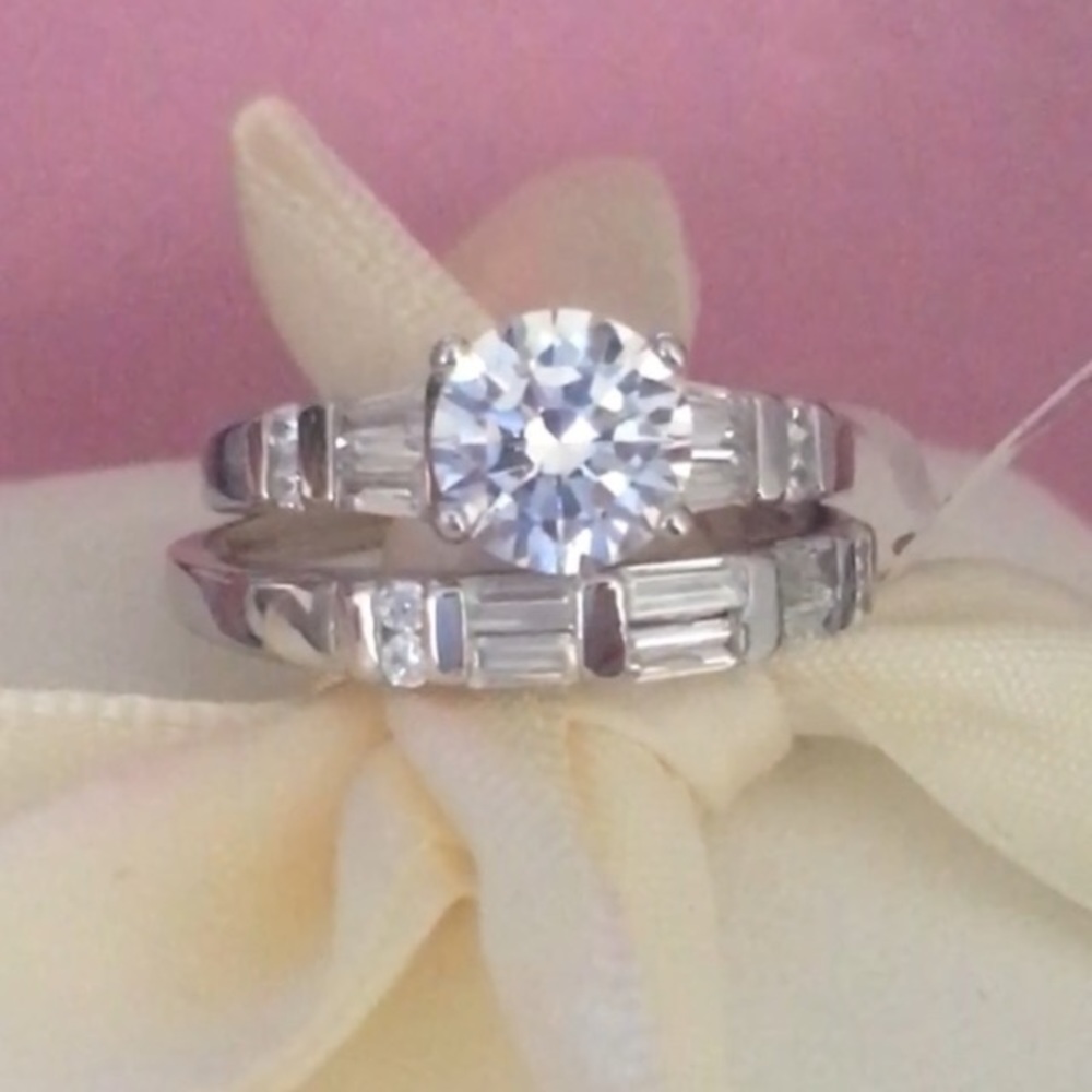 💎2.0Ct CZ  💎 Engagement Wedding  Ring