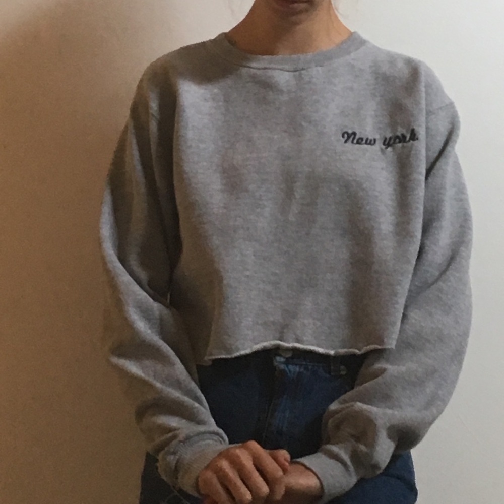 Brandy Melville embroidered New York sweater