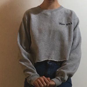 Brandy Melville embroidered New York sweater