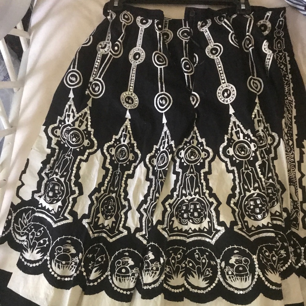 Beautiful skirt adorned with bling