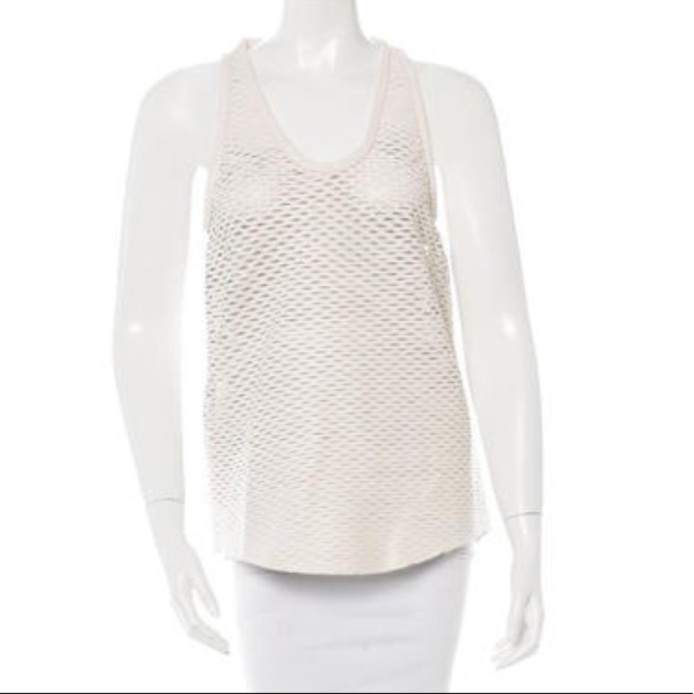 IRO Jazz leather top. Size 38 Euro US 4
