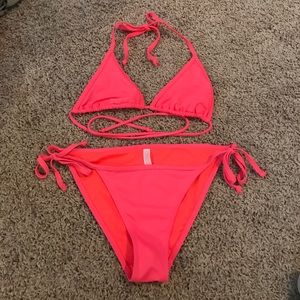 Coral Bikini Set