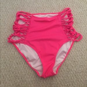 Victoria secret PINK high waisted bikini bottoms