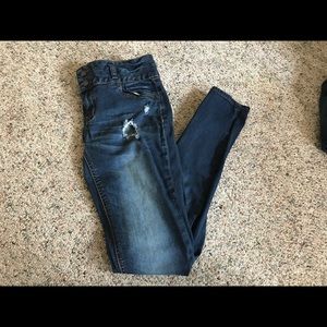 Refuge distressed skinny jeans