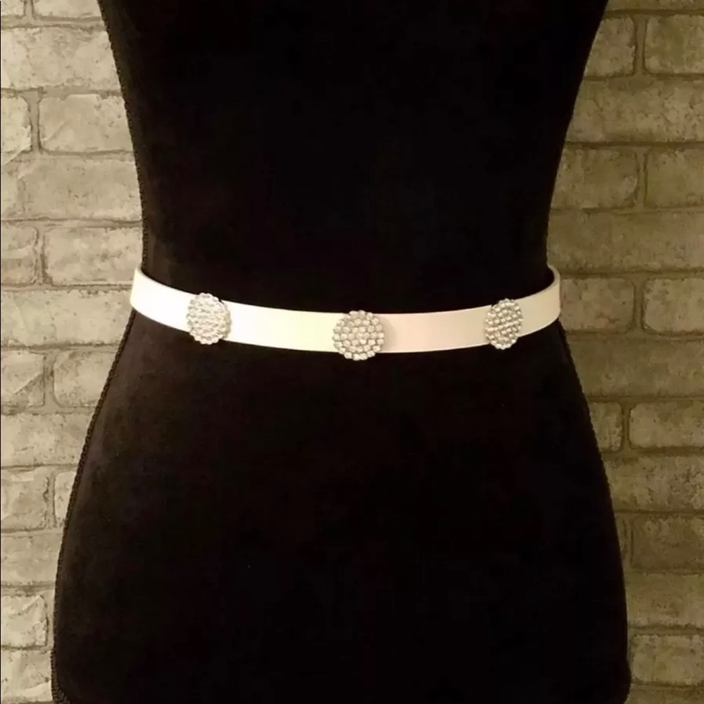 $75.00 KATE SPADE JEWELED GENUINE LEATHER BELT
