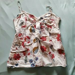 Floral print tank