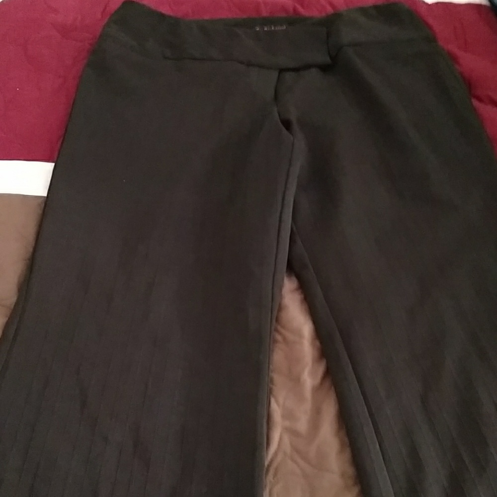 Black casual work pants