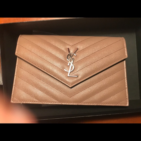 Yves Saint Laurent Fard chevron quilted small WOC - Picture 2 of 8