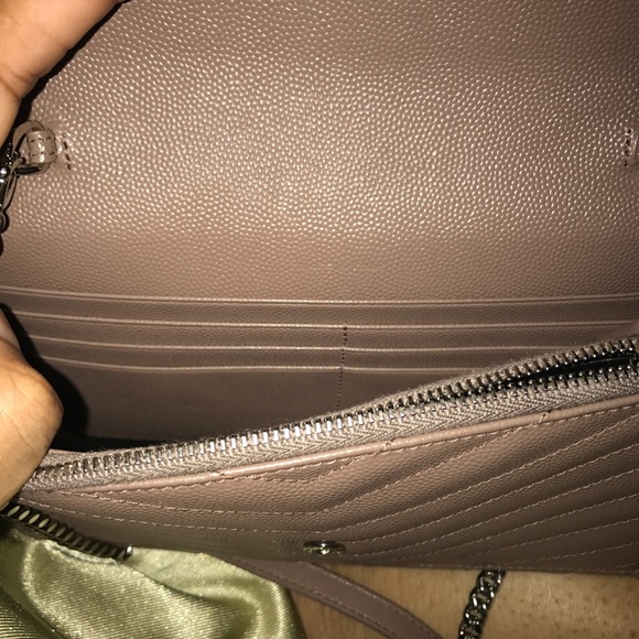 Yves Saint Laurent Fard chevron quilted small WOC - Picture 6 of 8