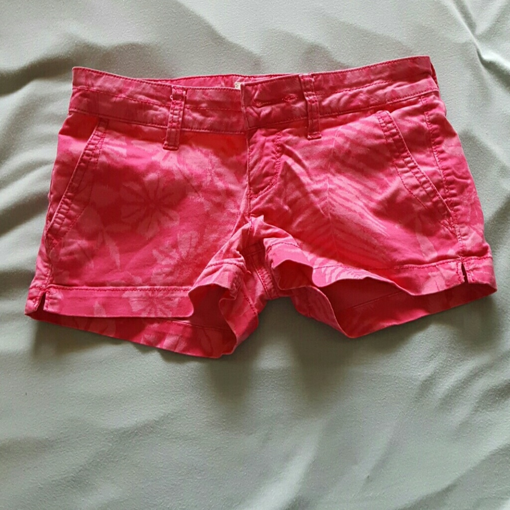Hawaiian print shorts
