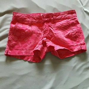 Hawaiian print shorts