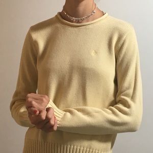 Ralph Lauren yellow sweater