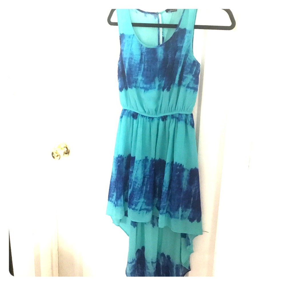 Mixed sky blue dress