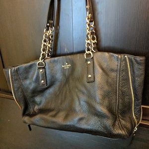 Leather handbag