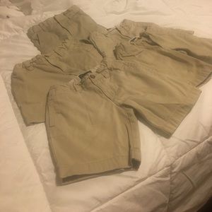 Khaki uniform shorts