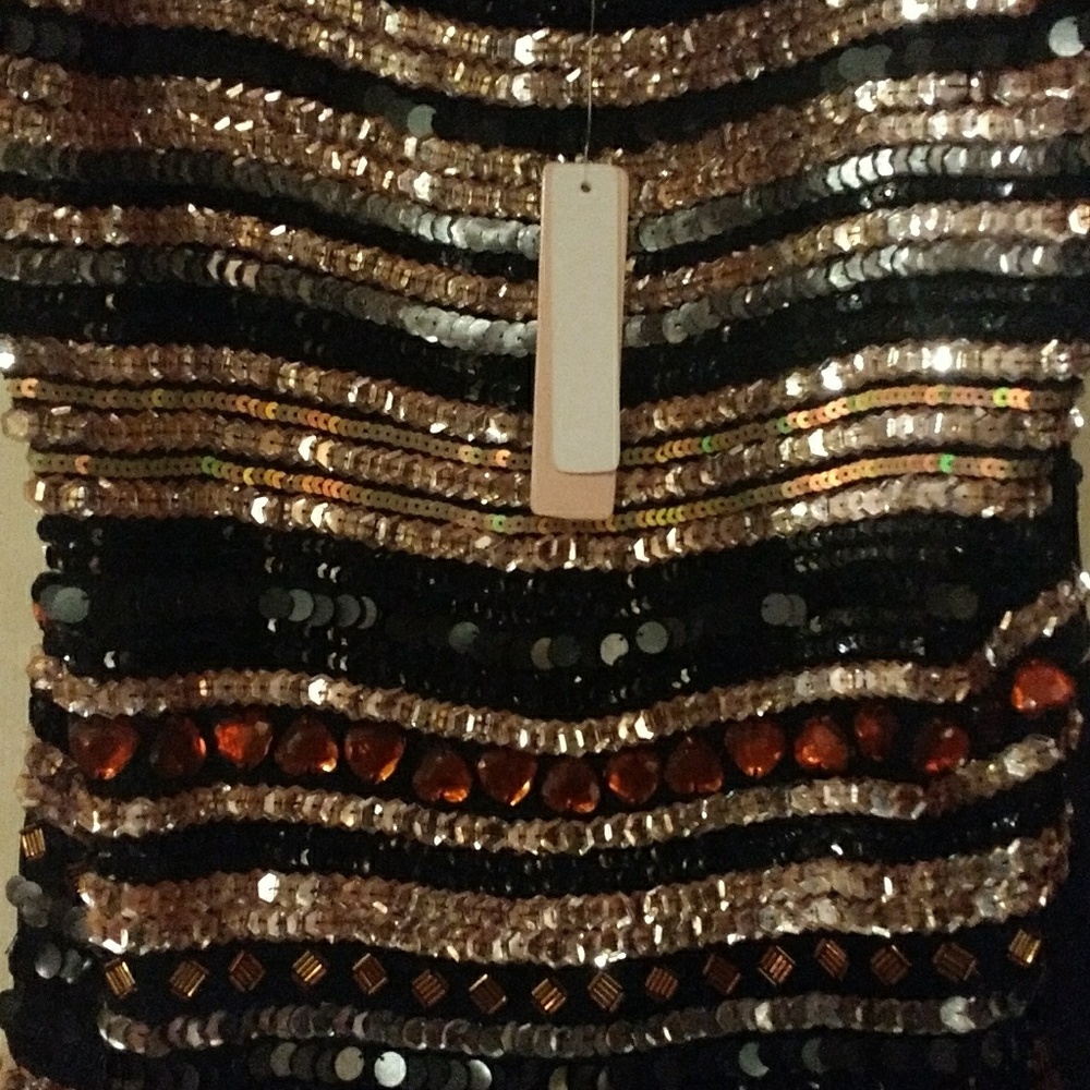 Party or evening sequin mini dress