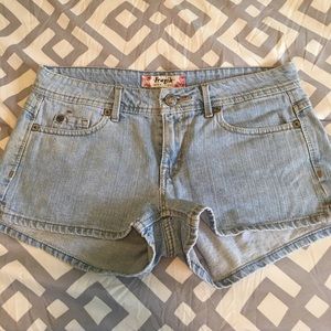 Fragile size 9 jean shorts
