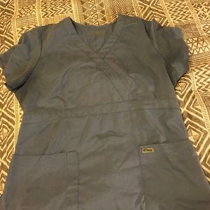 Ceil blue scrub top. Greys anatomy