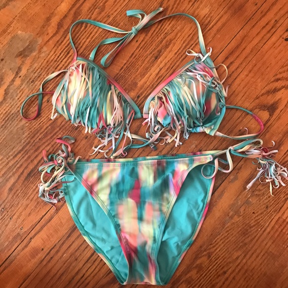 Other - ✨SALE Bikini Colorful with fringe