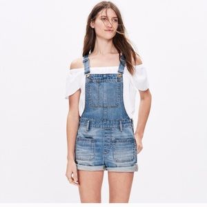 Madewell Adirondack Short Overalls XS