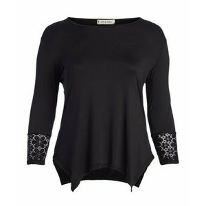 🎉PRICE DROP! Plus Size Lace Sleeve Top