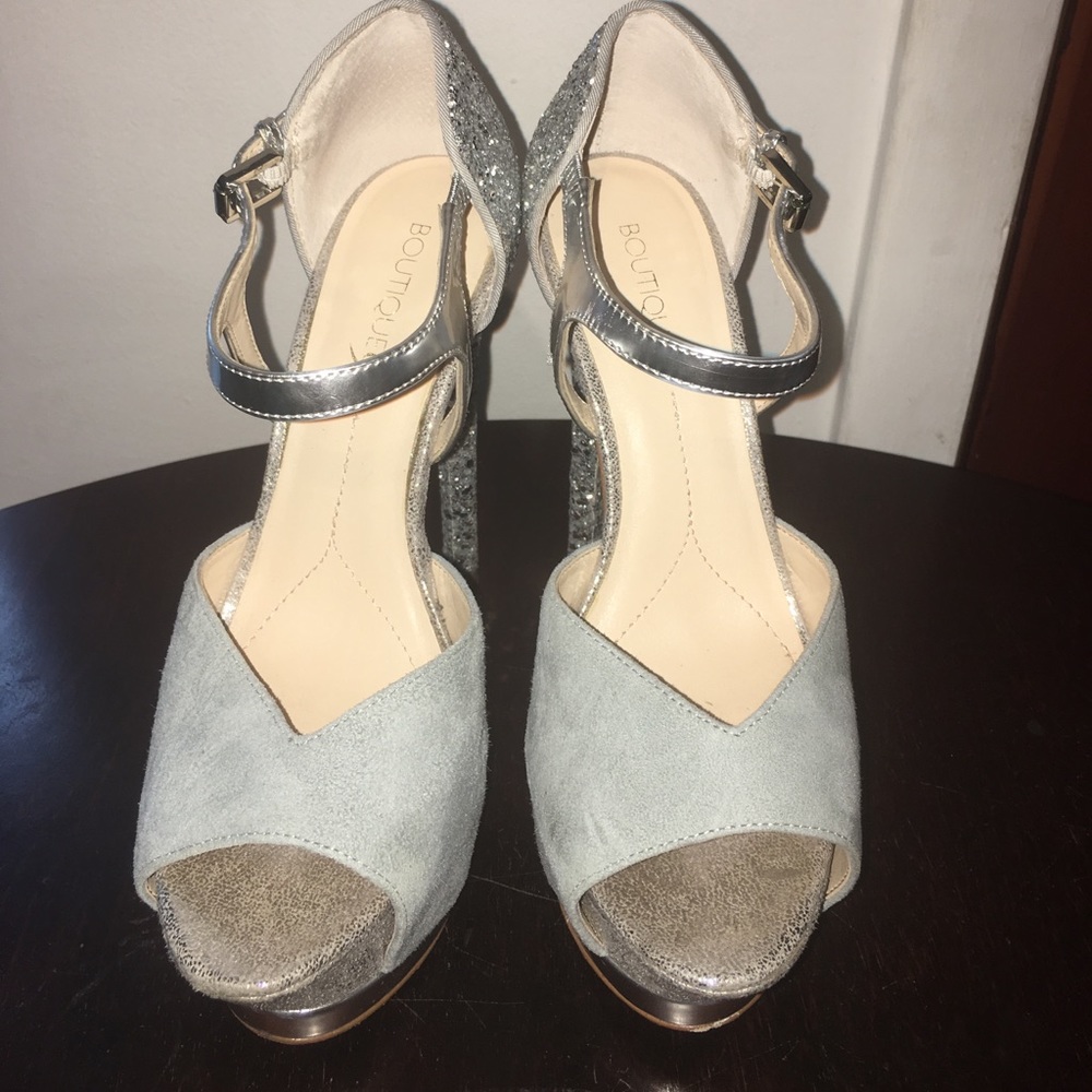 Silver 5.5" stilettos 💎💎