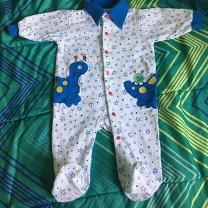 Small Steps. One Piece Outfit.  Size 0-3 Months.