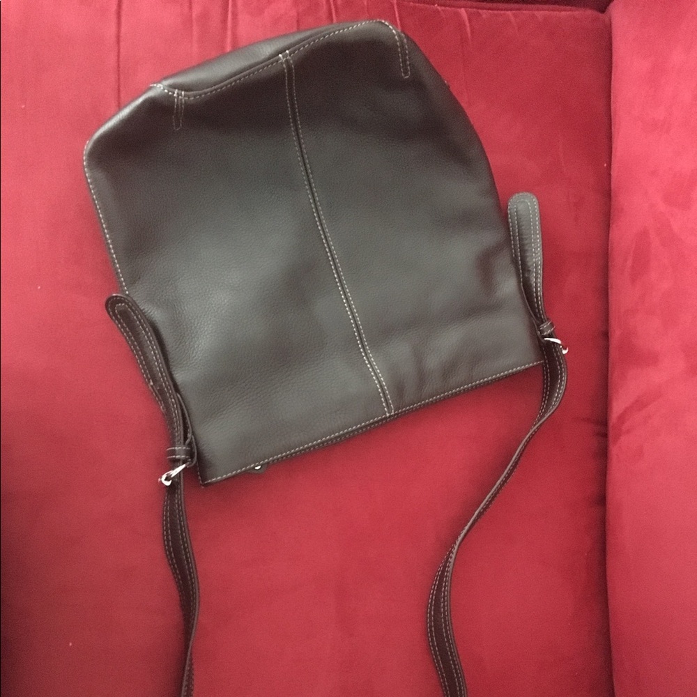 Brown cross body bag