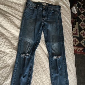 madewell distressed jeans