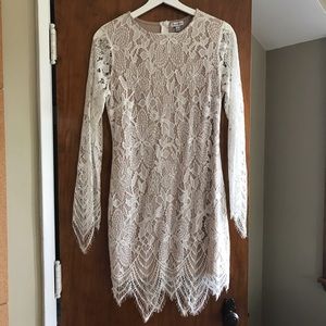 White Lace Dress - Bachelorette!