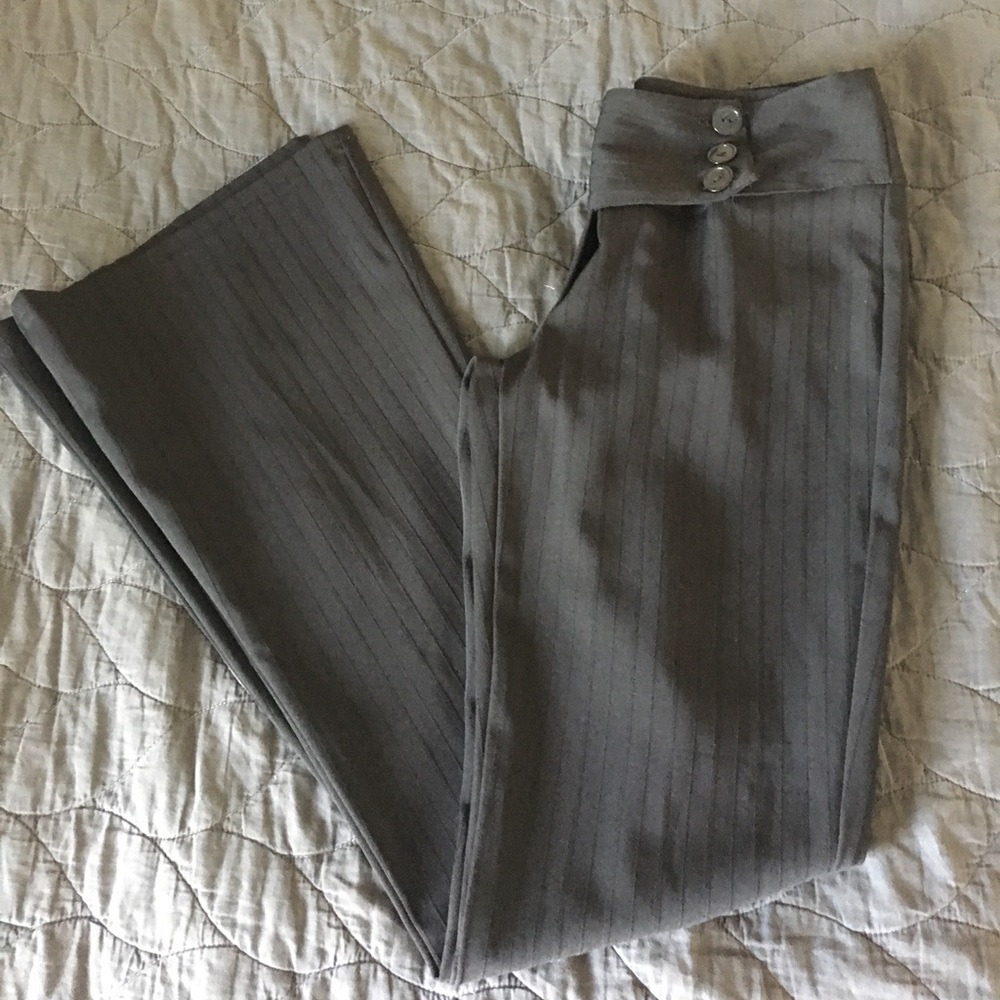 Pinstripe slacks