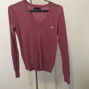 Pink sweater by Fred Perry
