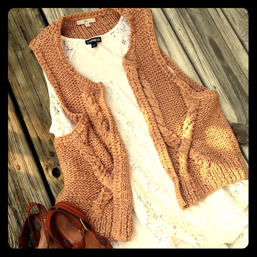 GAP Crocheted Vest!