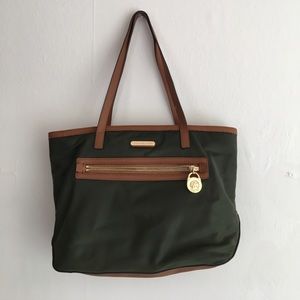 Michael Kors Green Nylon Handbag